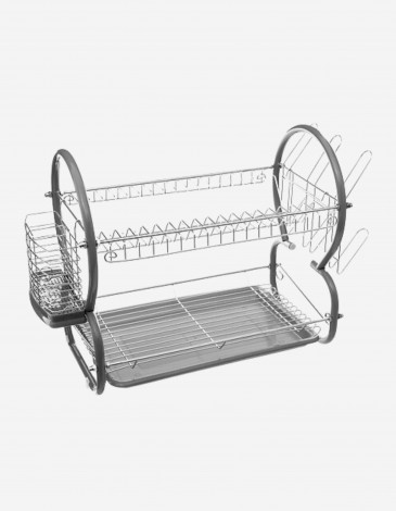 ESCURRIDOR 2 ESTANTES METAL PLÁSTICO