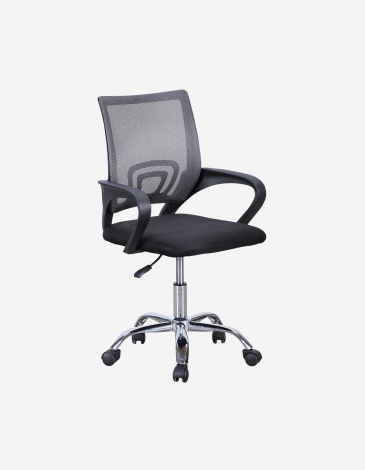 SILLA ESTUDIO VITA GRIS-NEGRA 