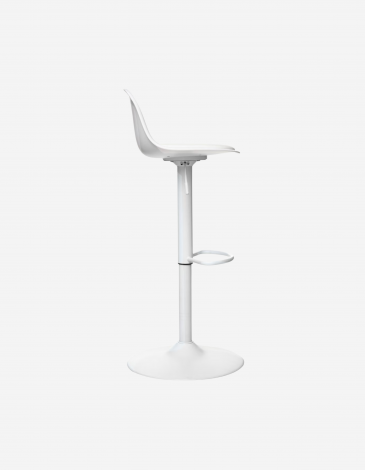 TABURETE  ALTO  POLIPROPILENO BLANCO