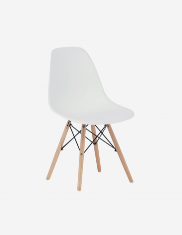 SILLA COMEDOR NORDICA PARIS BLANCA