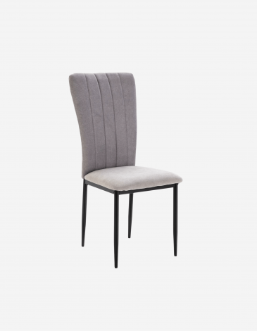 SILLA HOLLY GRIS CLARO  4 UNIDADES CAJA