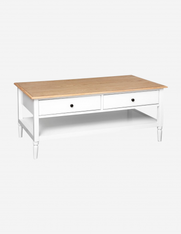 MESA DE CENTRO DE 4 CAJONES