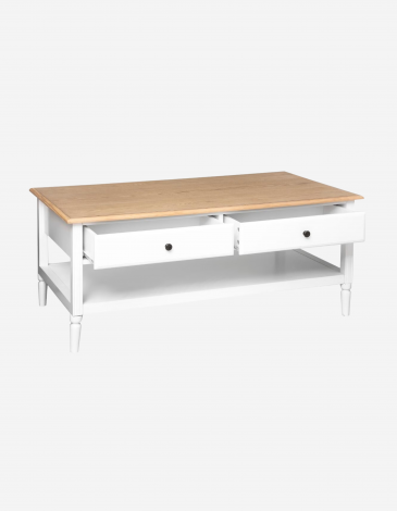 MESA DE CENTRO DE 4 CAJONES