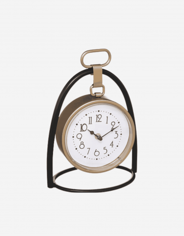 RELOJ DE SOBREMESA DE METAL LONA 21 X 27