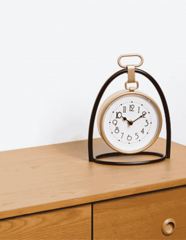 RELOJ DE SOBREMESA DE METAL LONA 21 X 27