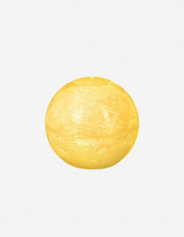 VELA BOLA RÚSTICA AMARILLA 445G