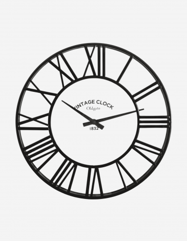 RELOJ VINTAGE NEGRO D35CM