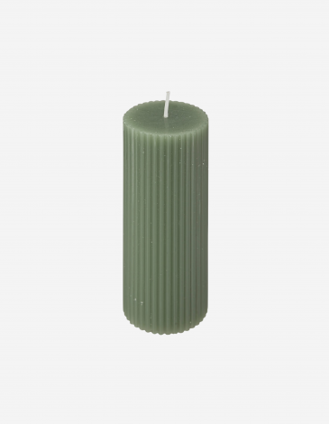 VELA REDONDA "DEMI" 230 G VERDE CELADÓN