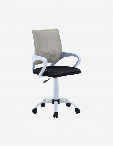 SILLA ESTUDIO LINE BLANCO GRIS 