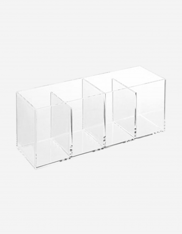 ORGANIZADOR ACRÍLICO CON 4 COMP.