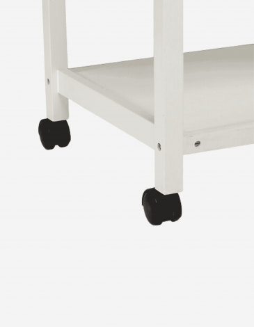 CAMARERA GRANDE DE MADERA BLANCA