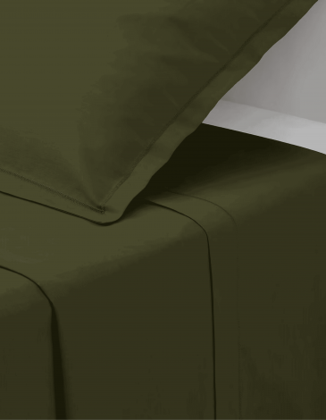 SÁBANA LISA 240X290 VERDE CAQUI