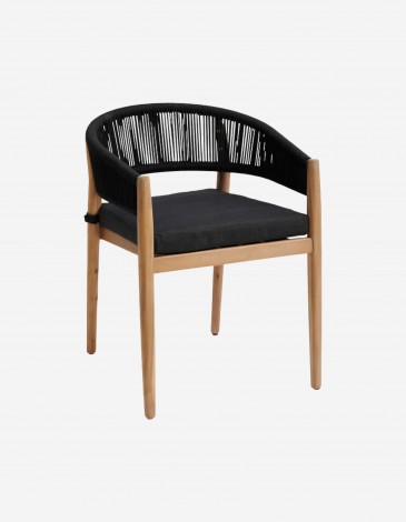 SILLÓN DE JARDÍN TEVIO ANTRACITA