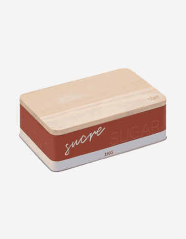 CAJA METAL PARA TERRONES DE AZÚCAR 