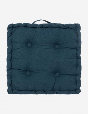 COJÍN DE SUELO 40X40 AZUL EGEO