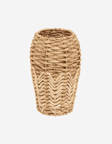 JARRÓN EXOTIC PANAMA FIBRA DE JACINTO