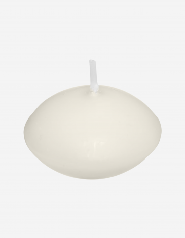 LOTE DE 6 VELAS FLOTANTES BLANCO