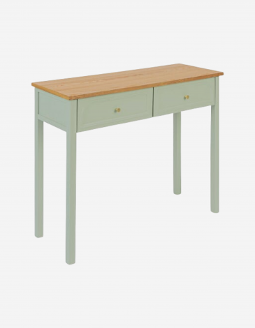 CONSOLA MOHEA 2 CAJONES VERDE