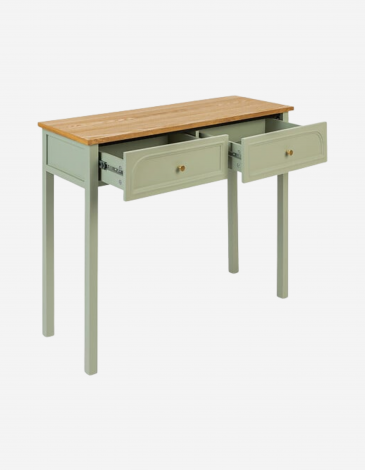 CONSOLA MOHEA 2 CAJONES VERDE
