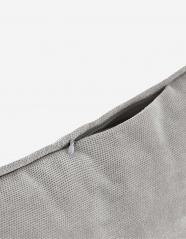 COJÍN POLIESTER 50X30 380GR GRIS CLARO