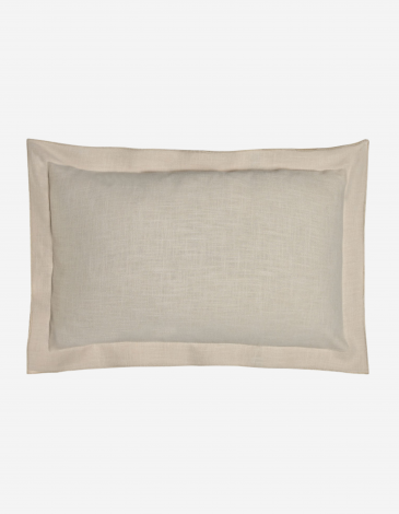 COJÍN LINO 50X30 380GR FLECOS ARENA
