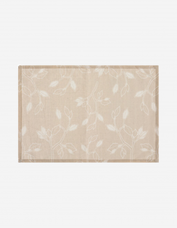 MANTEL INDIVIDUAL RESINADO FLORES 45X30