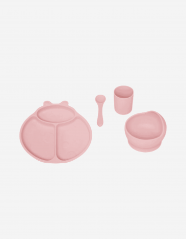 SET DE COMIDA 4 PIEZAS ROSE