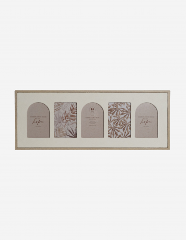 MARCO MULTIFOTO MDF CRISTAL 60X34CM