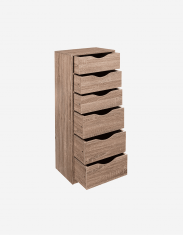 CAJONERA DE ESCRITORIO CON 6 CAJONES 