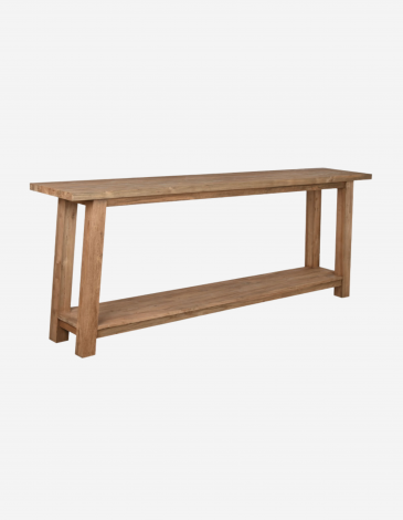 CONSOLA DE TECA RECICLADA 240X46X90CM