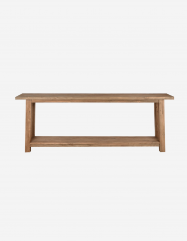 CONSOLA DE TECA RECICLADA 240X46X90CM