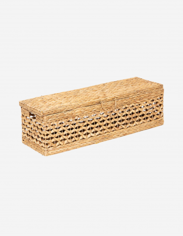 BAUL PIE DE CAMA 104X33X32 JUNCO NATURAL