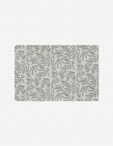 MANTEL INDIVIDUAL LOU 45X30 VINILO GRIS