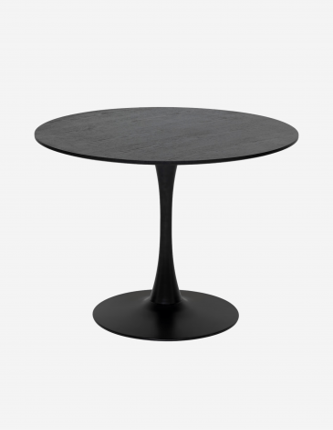MESA COMEDOR ELIAS REDONDA NEGRO