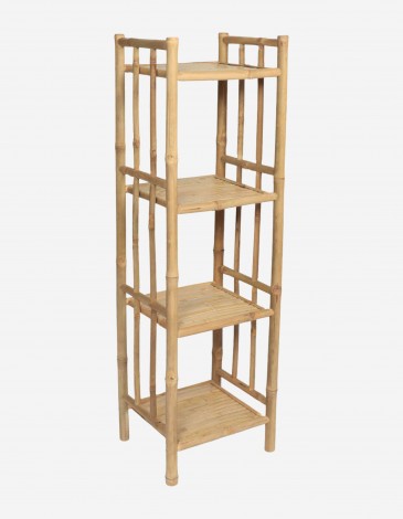 MUEBLE 4 ESTANTES DE BAMBÚ