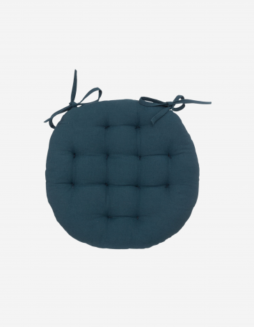 COJIN SILLA REDONDO 38CM AZUL EGEO