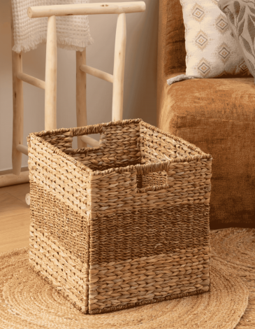 CESTA CUADRADA NINON 38X38CM 