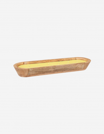 VELA CITRONELA 900G FRASCO DE MADERA