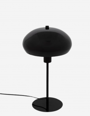 LÁMPARA DE MESA HONGO SAVIO NEGRO