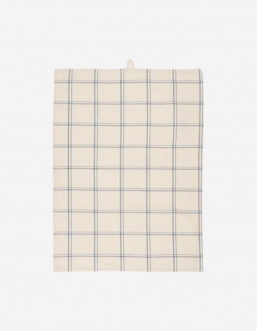 PAÑO DE COCINA EBBE 50X70 CUADROS AZUL