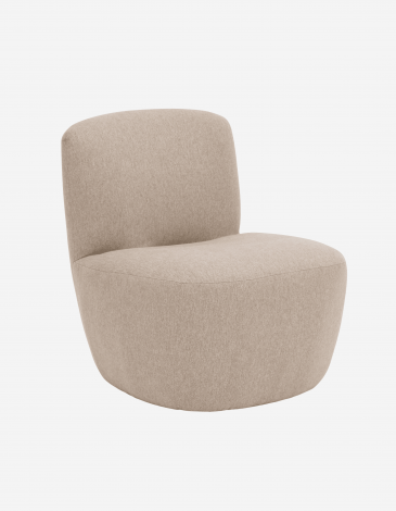 SILLÓN SIN BRAZOS LEONE BEIGE