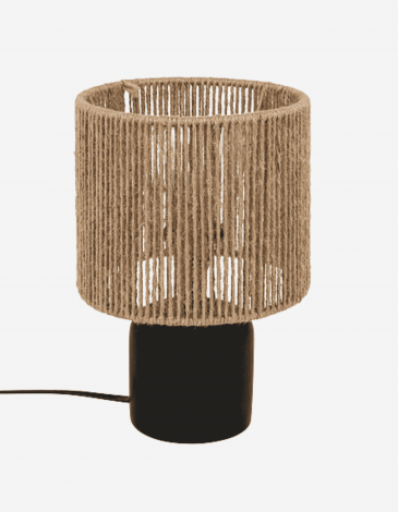 LÁMPARA DE MESA KOBY NEGRO