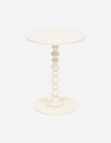 MESA AUXILIAR ALIX BLANCA 38X50CM