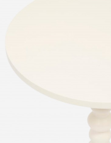 MESA AUXILIAR ALIX BLANCA 38X50CM