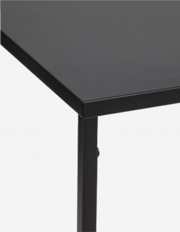 MESA DE CENTRO METAL NEGRO T2