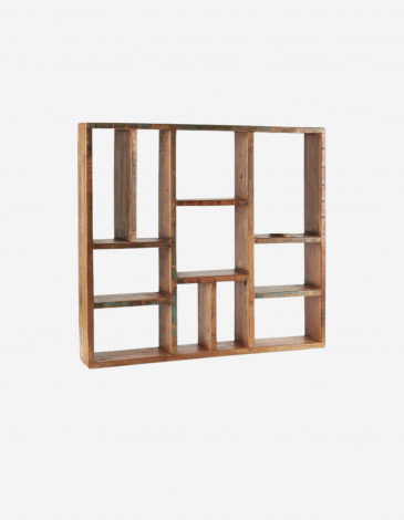 ESTANTERÍA DE PARED COMPARTIMENTOS VARIADOS