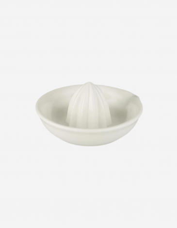 EXPRIMIDOR DE LIMÓN PORCELANA BLANCA