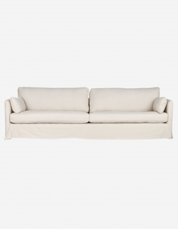 SOFÁ LINO ALGODÓN 2 COJINES BEIGE