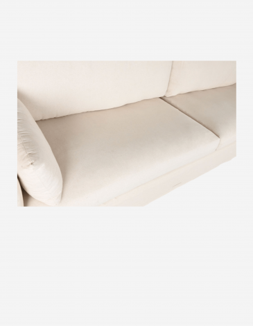 SOFÁ LINO ALGODÓN 2 COJINES BEIGE