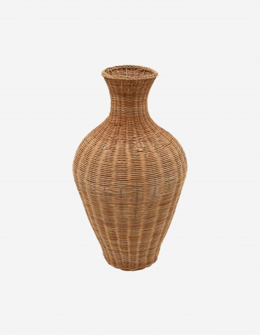 JARRÓN MELIA RATÁN 70CM
